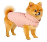 Manteau Chien - Tosca Rose - A:25cm B:30-34cm C:39-43cm - Polyester - Lavable à 30°C - Fleece Douce - Col Montant - Flamingo