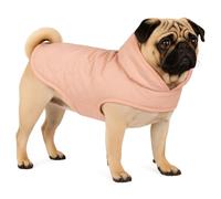 Manteau Chien - Tosca Rose - A:30cm B:31-32cm C:46-49cm - Polyester - Lavable à 30°C - Fleece Douce - Col Montant - Flamingo
