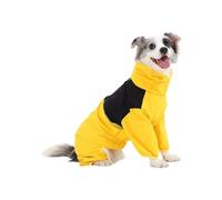 Manteau complet pour chien, combinaison imperméable pour animal de | Design isolé chaud, couverture complète du corps, pour petite, moyenne et grande, pour l'intérieur, l'extérieur, la maison