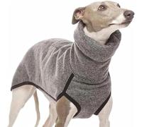 | Manteau coupe-vent en polaire pour grands chiens | Vêtements pour chiens | Pull chaud pour lévriers italiens | Col roulé d'hiver en fouet extensible pour chiens de petite, moyenne et grande taille