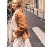 Manteau court en fausse fourrure - Harry - S - Naturel - Femme - Etam