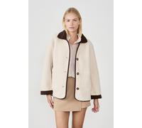Manteau court - Federica - XL - Ecru - Femme - Etam