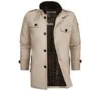 Manteau court Indicode pour hommes manteau Brandon pour hommes manteau en lai...