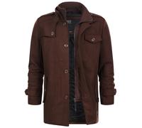 Manteau court Indicode pour hommes manteau Brandon pour hommes manteau en lai...