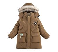 Manteau de bébé Filles d'hiver Veste ourson cartoon avec fermeture éclair Blouson Matelassé Rembourré Vêtement pour l'école, la marche, le vent Blouson Doublé Sherpa Manteau