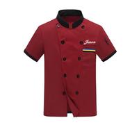 Manteau de chef brodé personnalisé Veste de veste de cuisine veste cuisine homme tablier cuisine homme