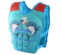 Manteau de flottabilité de Dessin animé, Maillot de Bain for Enfants en Bas âge, imprimés Mignons, Veste d'apprentissage à la Natation, Gilet de Plage Sportif Haute visibilité(D)