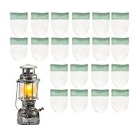 Manteau de lampe à huile - Couvertures de lanterne | universelle pour lampe à gaz kérosène, 20 pièces de rechange pour éclairage extérieur de tente de camping, randonnée, mèche de gaze non radi