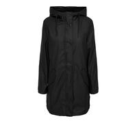 Manteau de pluie à capuche et boutonnière dans un design classique