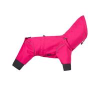 Manteau de pluie coupe-vent à quatre pattes pour l'extérieur - Couverture complète - Convient pour les chiens de petite, moyenne et grande taille (magenta, taille 5XL)