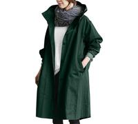 Manteau De Pluie Femme Coupe Vent Veste Imperméable Longue Vetements Impermeable Imperméables Manteaux K-Way À Capuche Ciré Poncho Veste de Hiver Long