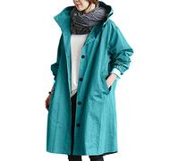 Manteau De Pluie Femme Coupe Vent Veste Imperméable Longue Vetements Impermeable Imperméables Manteaux K-Way À Capuche Ciré Poncho Veste de Hiver Long