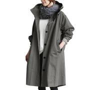 Manteau De Pluie Femme Coupe Vent Veste Imperméable Longue Vetements Impermeable Imperméables Manteaux K-Way À Capuche Ciré Poncho Veste de Hiver Long