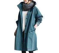 Manteau De Pluie Femme Coupe Vent Veste Imperméable Longue Vetements Impermeable Imperméables Manteaux K-Way À Capuche Ciré Poncho Veste de Hiver Long