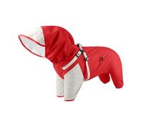 Manteau de pluie imperméable à capuche pour chien - Confortable - Pour les petites et grandes tailles - Avec quatre motifs de jambes ergonomiques