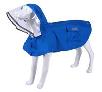 Manteau de Pluie imperméable pour Chien, réglable, réfléchissant et léger pour Animaux de Compagnie avec Capuche Poncho (Taille 4XL, Bleu)
