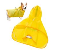 Manteau de pluie jaune pour chien avec bande réfléchissante, jolie forme de canard, vêtements réglables pour chien, pour l'extérieur, les voyages, la promenade