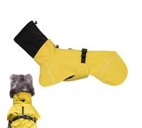 Manteau de pluie léger et réglable pour chien, poncho réfléchissant et léger pour chien de taille moyenne, chiot et extérieur
