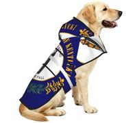 Manteau de pluie pour chien avec capuche réfléchissante, poncho portable pour animaux de compagnie, pour chiots de petite, moyenne et grande taille XL