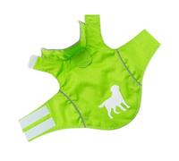Manteau de Pluie pour Chien, Double Couche Fine, Veste de Pluie Tendance pour Chiot, Imperméable Léger en Polyester Réfléchissant avec Crochet Réglable pour Petits Chiens