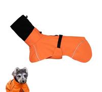 Manteau de pluie pour chien - Manteau de pluie imperméable à double col | Poncho réfléchissant réglable pour animal domestique - Veste légère pour chien de taille moyenne, chiot et extérieur