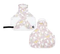 Manteau de pluie pour chien mignon avec couverture ventrale imperméable pour chiens de petite, moyenne et grande taille, manteau de pluie réglable pour animal domestique (rose, taille 5XL)