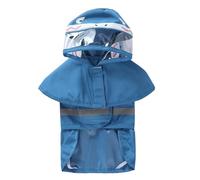 Manteau de pluie réfléchissant mignon pour chien - Veste imperméable à capuche pour grands chiens (L, 4XL)
