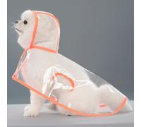 Manteau de pluie transparent pour animal de compagnie, poncho pour chien, cape imperméable entièrement transparente, vêtements de jour de pluie pour chat, matériau EVA respirant et confortable (XS-8XL