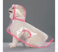 Manteau de pluie transparent pour animal de compagnie, poncho pour chien, cape imperméable entièrement transparente, vêtements de jour de pluie pour chat, matériau EVA respirant et confortable (XS-8XL