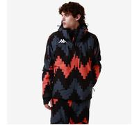 Manteau de ski pour homme Kappa 6Cento 611PG - Gris, noir, orange - Imperméable et respirant XXL