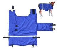 Manteau de Veau épais vêtements Chauds avec Bandes réfléchissantes Coupe-Vent économiseur de Mollet pour Garder la Vache au Chaud Protection du Ventre