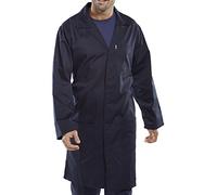 Manteau d'entrepôt en polycoton Bleu marine 44