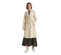 Manteau - DESIGUAL - MARVELOUS - Cuir synthétique - Ceinture assortie - Col V en polaire S