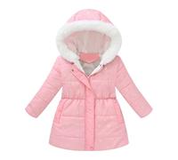 Manteau d'hiver à Capuche pour Tout-Petits garçons et Filles, Veste épaisse Coupe-Vent avec Fermeture éclair, vêtements d'extérieur Chauds (9-10 Years)