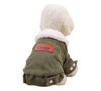 Manteau d'hiver chaud pour chien par temps froid - Veste polaire épaisse coupe-vent pour petits vêtements d'extérieur - Manteau en polaire pour petites races