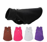 Manteau d'hiver en polaire chaude pour petits chiens, chiots et chatons Gilet doux et chaud pour l'automne et l'hiver, vêtement d'extérieur thermique confortable pour chihuahua, carlin, bouledogue