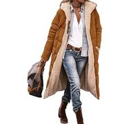 Manteau d'hiver long - Doudoune réversible à capuche avec fermeture éclair, vêtement d'extérieur léger et isolant | Veste matelassée fine et douce, vêtement de loisirs chaud pour voyage, vie