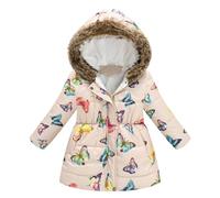 Manteau d'hiver pour bébé et Tout-Petit Oreille de Ours Mignon Peluche Doux Coupe-Vent Automne Vêtements d'extérieur pour l'école, la marche, le vent Manteau en Polaire Unisexe Chaud Veste