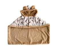 Manteau d'hiver pour chien avec bonnet - Couverture mignonne et confortable pour chien - Pour animaux de compagnie - Manteau pour chat par temps froid - Couverture douce et confortable pour chien
