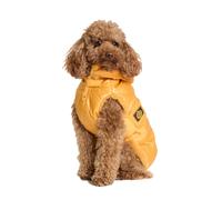 Manteau D'Hiver Pour Chien Avec Capuche Amovible - Ocre Jaune - 30 Cm