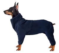 Manteau D'hiver Pour Chien Chaud,Manteau Complet Du Corps Vêtements Pour Chiens,Veste De Chien,Pyjama Anti-Poussière À Quatre Pattes, Pour Petit Moyen Grands Chiens,Bleu,L