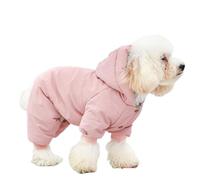 Manteau d'hiver pour chien - Combinaison à capuche en polaire pour petits chiens et chiots, idéal pour chihuahua et chat, veste d'hiver mignonne