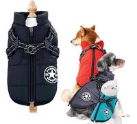 Manteau d'hiver pour Chien Furry King, avec Harnais, Disponible en 10 Couleurs, Chaud et Confortable, Convient aux Chiens de Petite, Moyenne et Grande Taille.