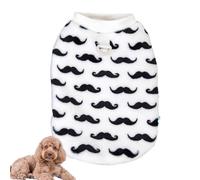 Manteau d'hiver pour chien - Pull noir et blanc pour chiot, robes d'hiver pour animaux de compagnie, veste chaude à deux pattes pour animaux de compagnie, pyjama en douce pour les promenades