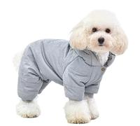 Manteau d'hiver pour chien - Sweat à capuche en polaire - Combinaison de neige pour petits chiens et chiots - Idéal pour les chihuahua et les chats, vêtements d'hiver mignons
