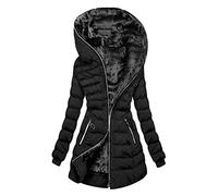 Manteau d'hiver pour femme élégant duvet fourrure veste femme d'hiver veste d'hiver veste femme femme manteau d'hiver manteau femme veste à capuche à la mode hiver chaud manteau doublé polaire 2024,