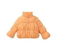 Manteau d'hiver pour Petites Filles, Veste épaisse, Coupe-Vent, Fermeture éclair, vêtements d'extérieur Chauds (Orange, 6-12 Months)