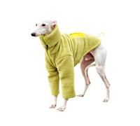 Manteau d'hiver réversible pour lévrier italien avec fermeture éclair | Sweat chaud à col roulé deux pattes en polaire Sherpa Whippet pour chiens de petite, moyenne et grande taille (XL)