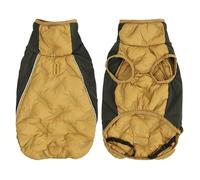 Manteau d'hiver tendance pour chien avec fermetures éclair, fixation pour laisse, mélange de polyester et de nylon, vêtements chauds pour doudounes par temps froid
