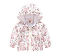 Manteau en Denim Garçons Vestes Coupe Vent Blousons Automne Hiver Enfant Manteaus Respirant Bébé Doublure Polaire Léger Doublé pour Sport Extérieur
